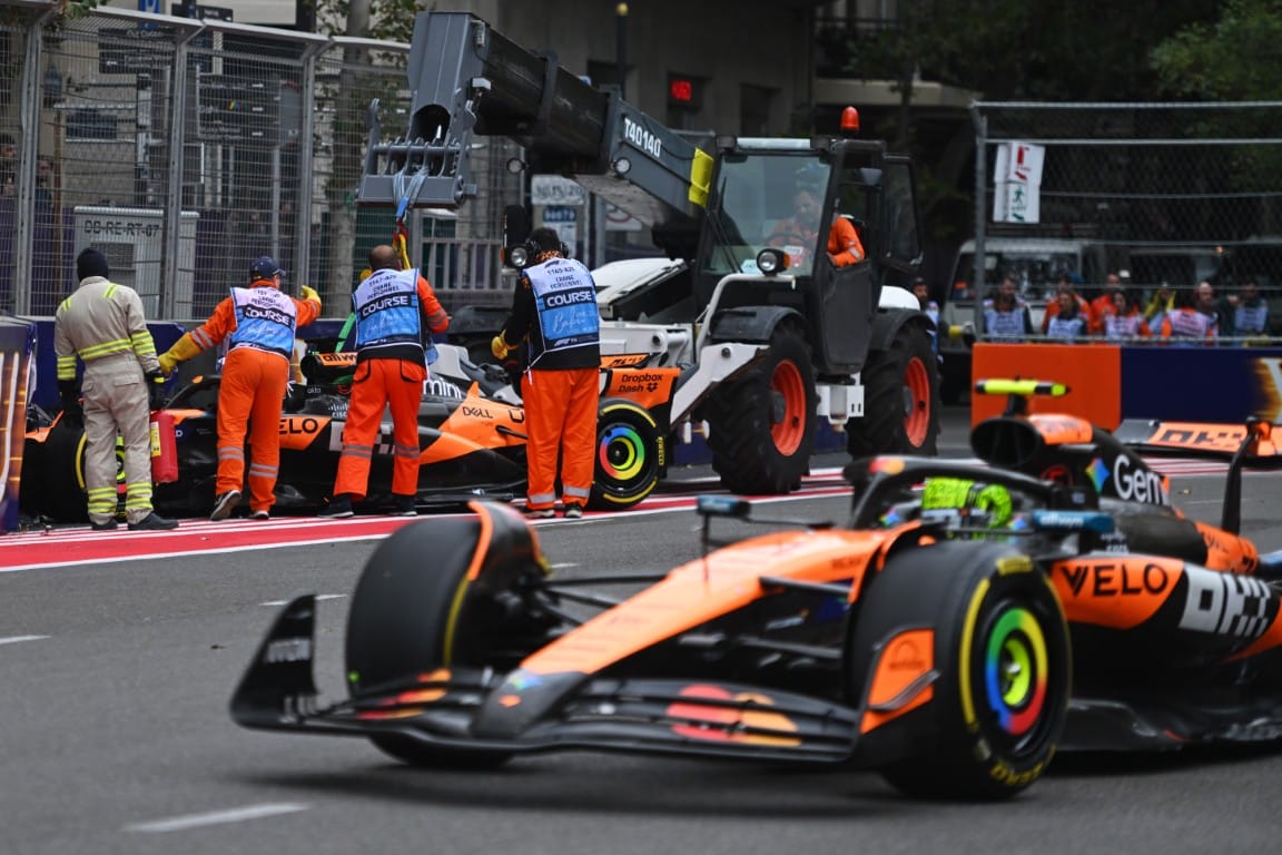 Oscar Piastri's crash