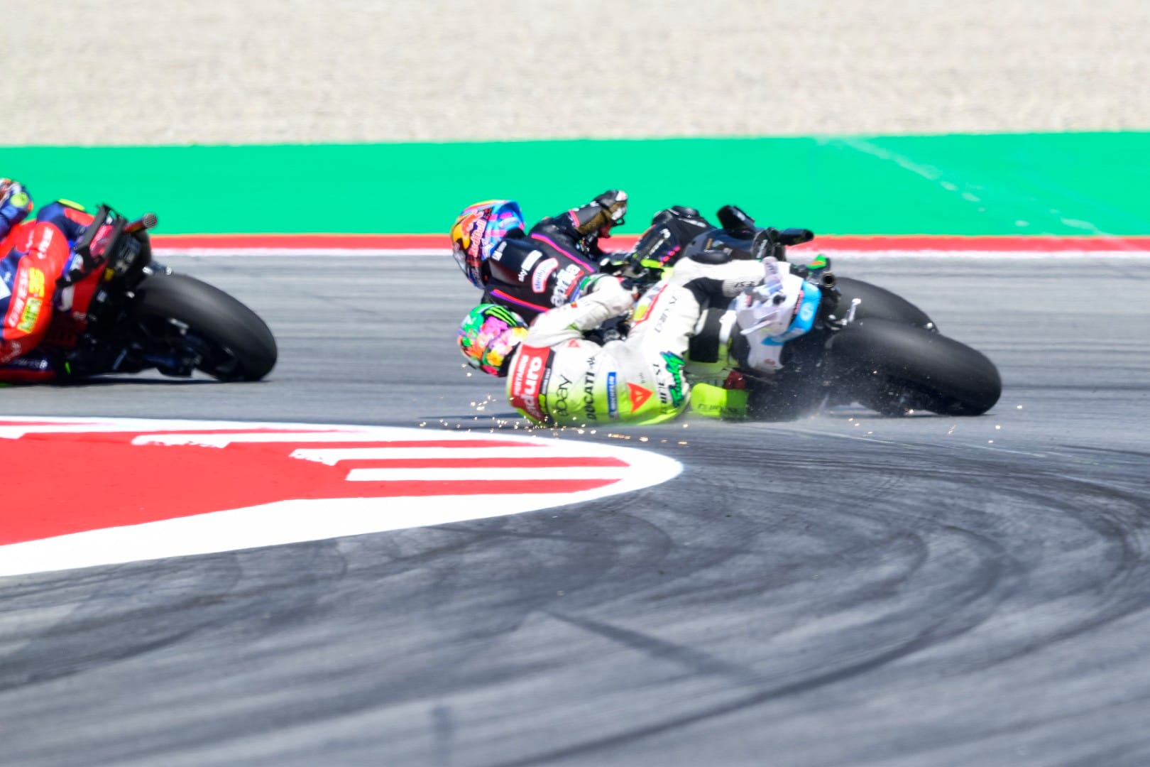 Jorge Martin and Franco Morbidelli MotoGP crash