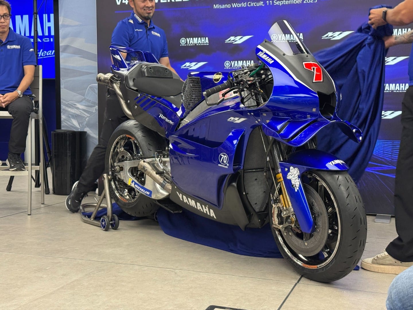 Yamaha V4 bike MotoGP