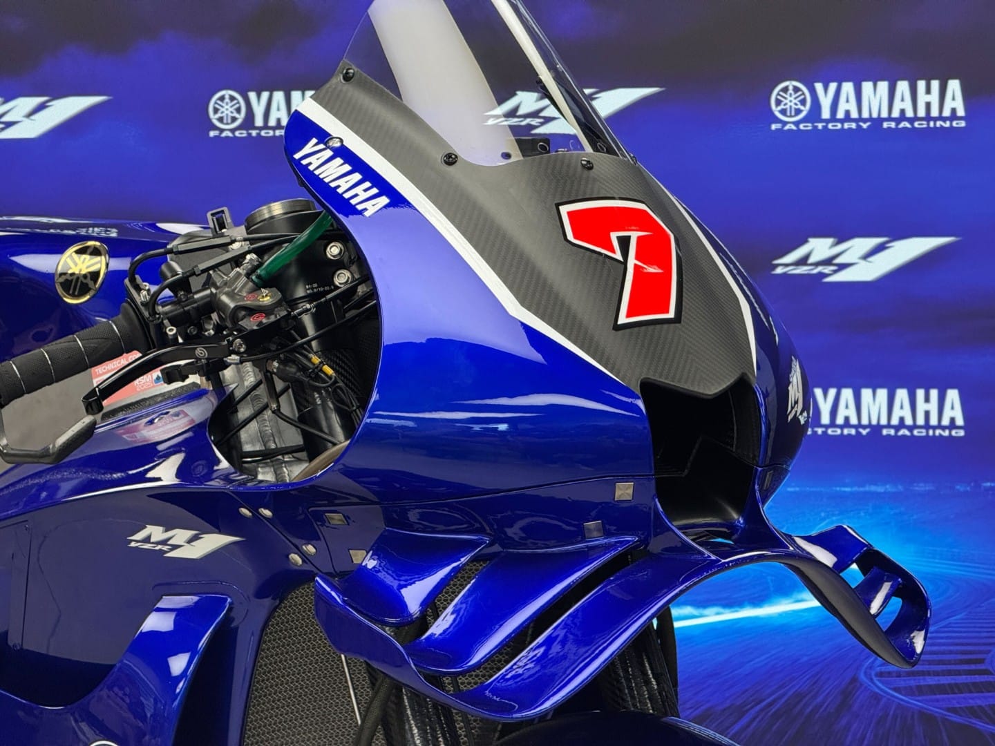 Yamaha V4 bike MotoGP