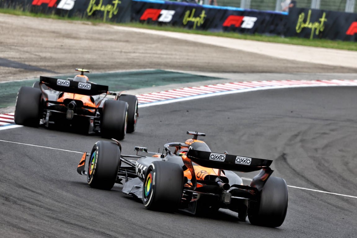 Lando Norris and Oscar Piastri, McLaren, F1