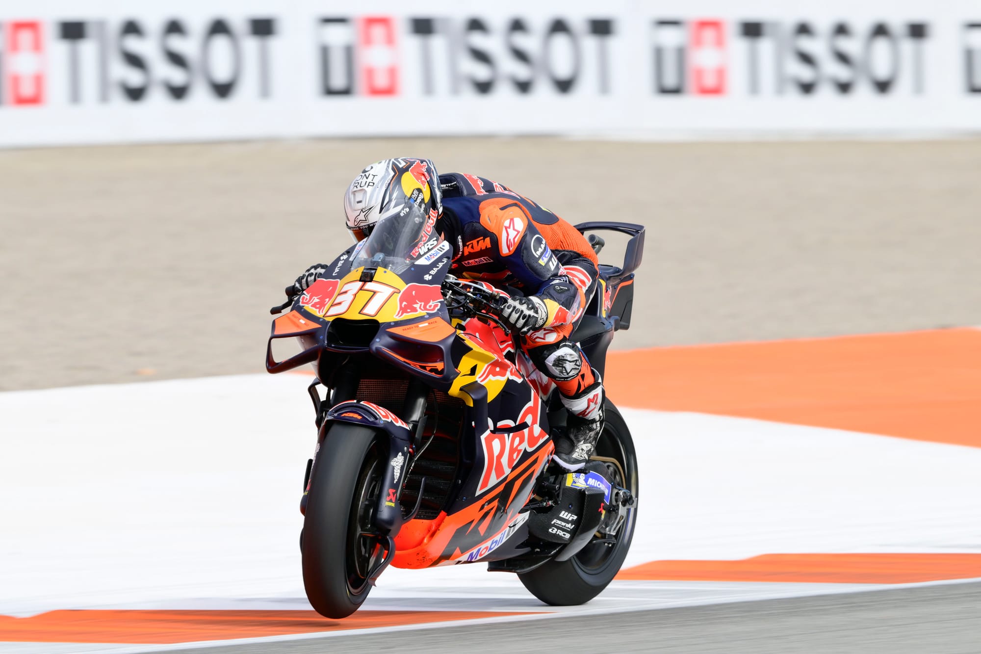 Acosta ends Friday MotoGP practice on top, Bagnaia in strife again