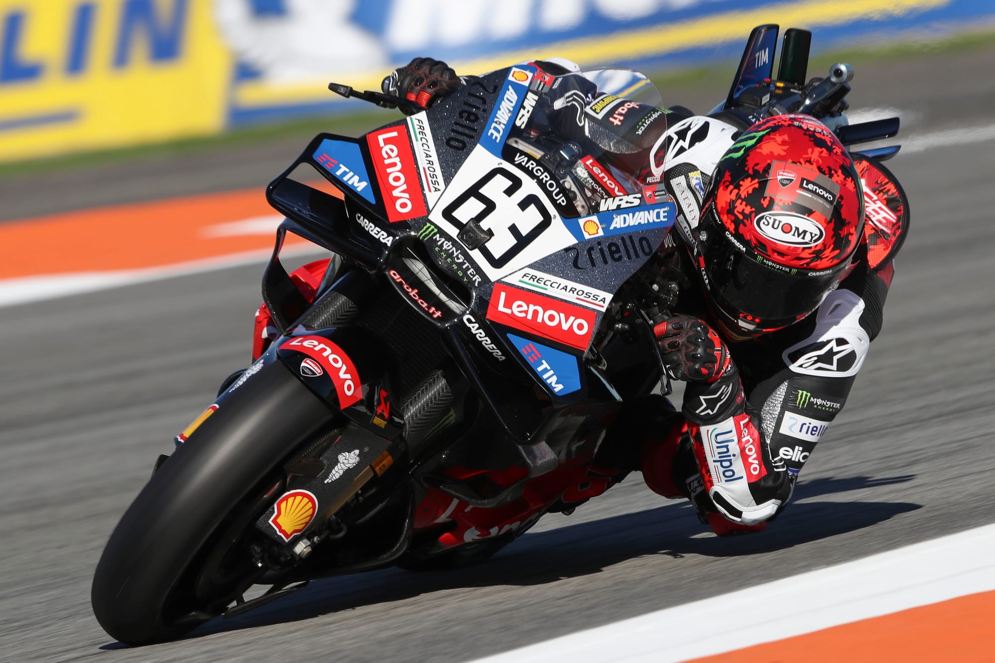 Pecco Bagnaia Ducati Valencia MotoGP testing 2025