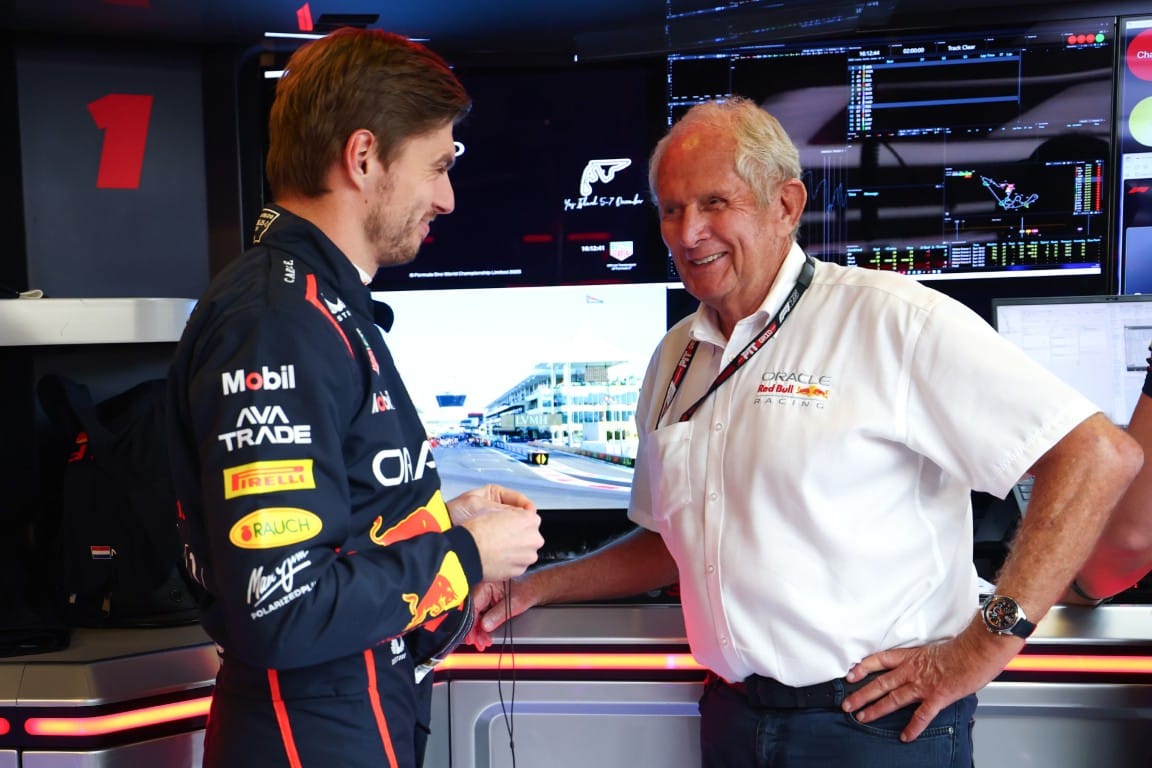 Max Verstappen and Helmut Marko, Red Bull, F1