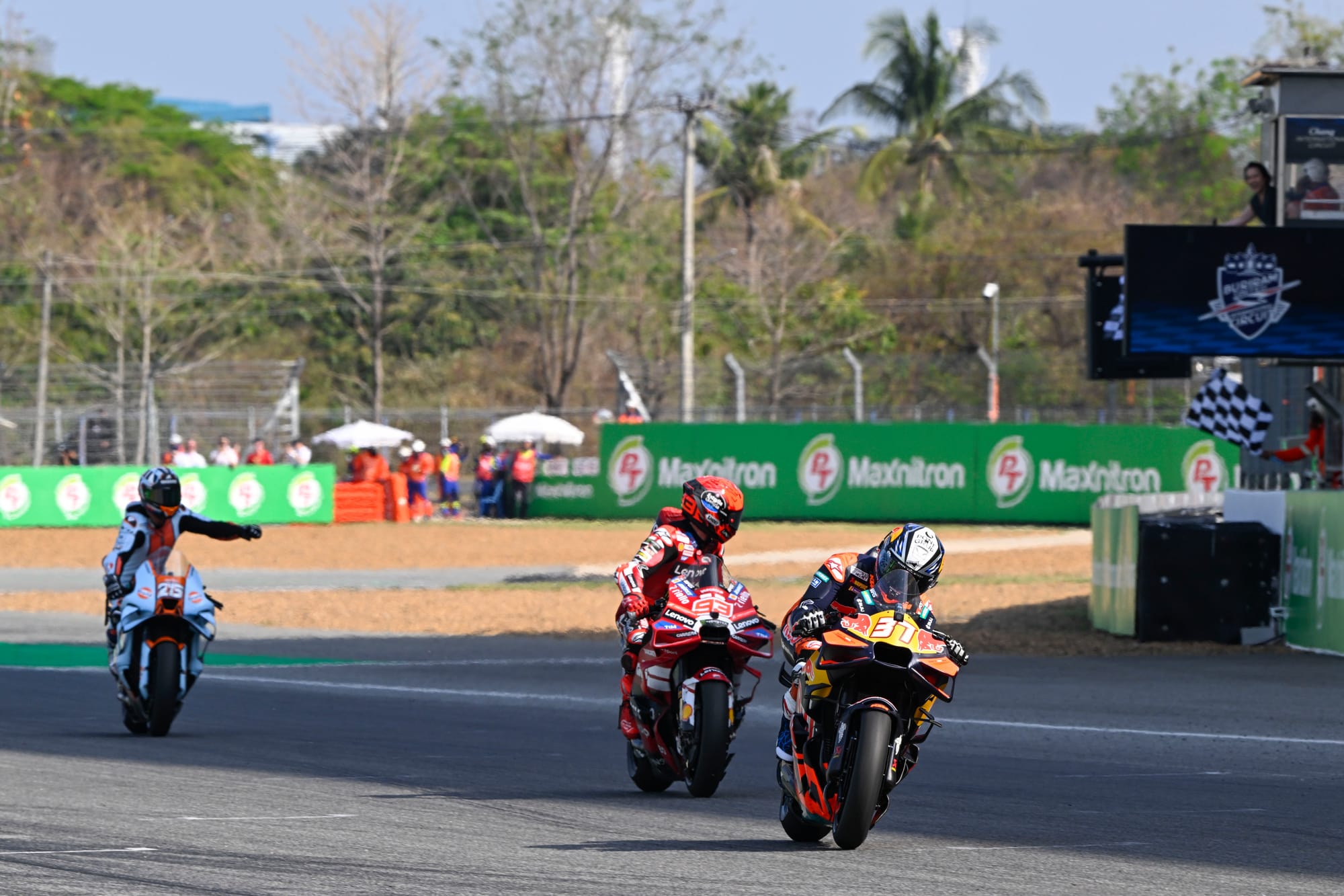 How Marquez and Acosta reacted to Thai MotoGP penalty call