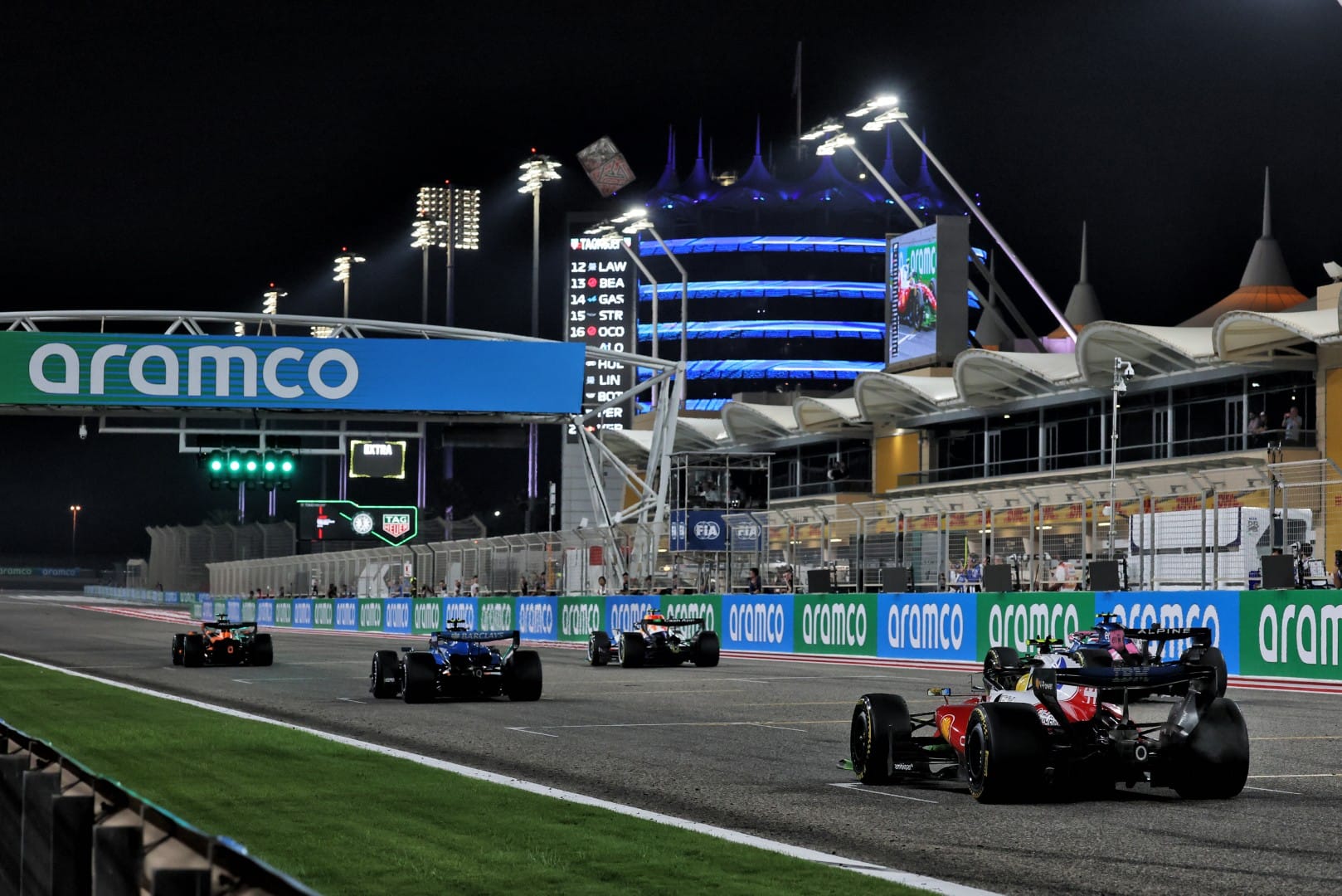 Bahrain F1 test practice start