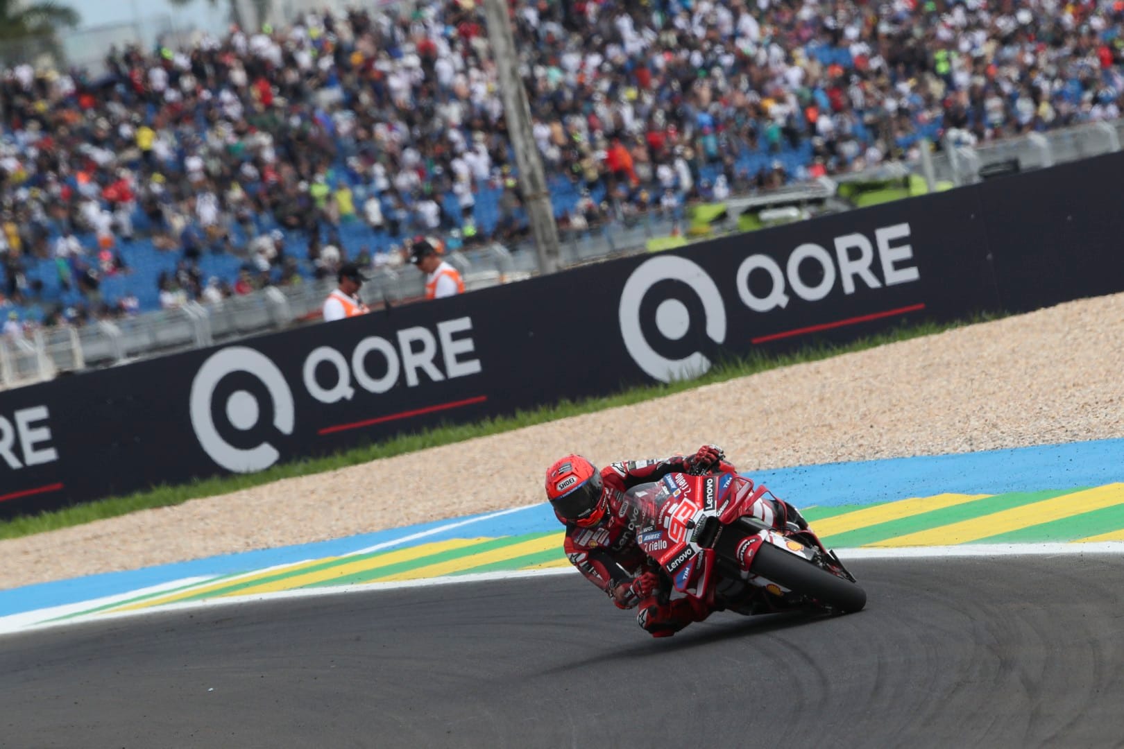 Marquez takes first win of 2026 in delayed Brazil MotoGP sprint