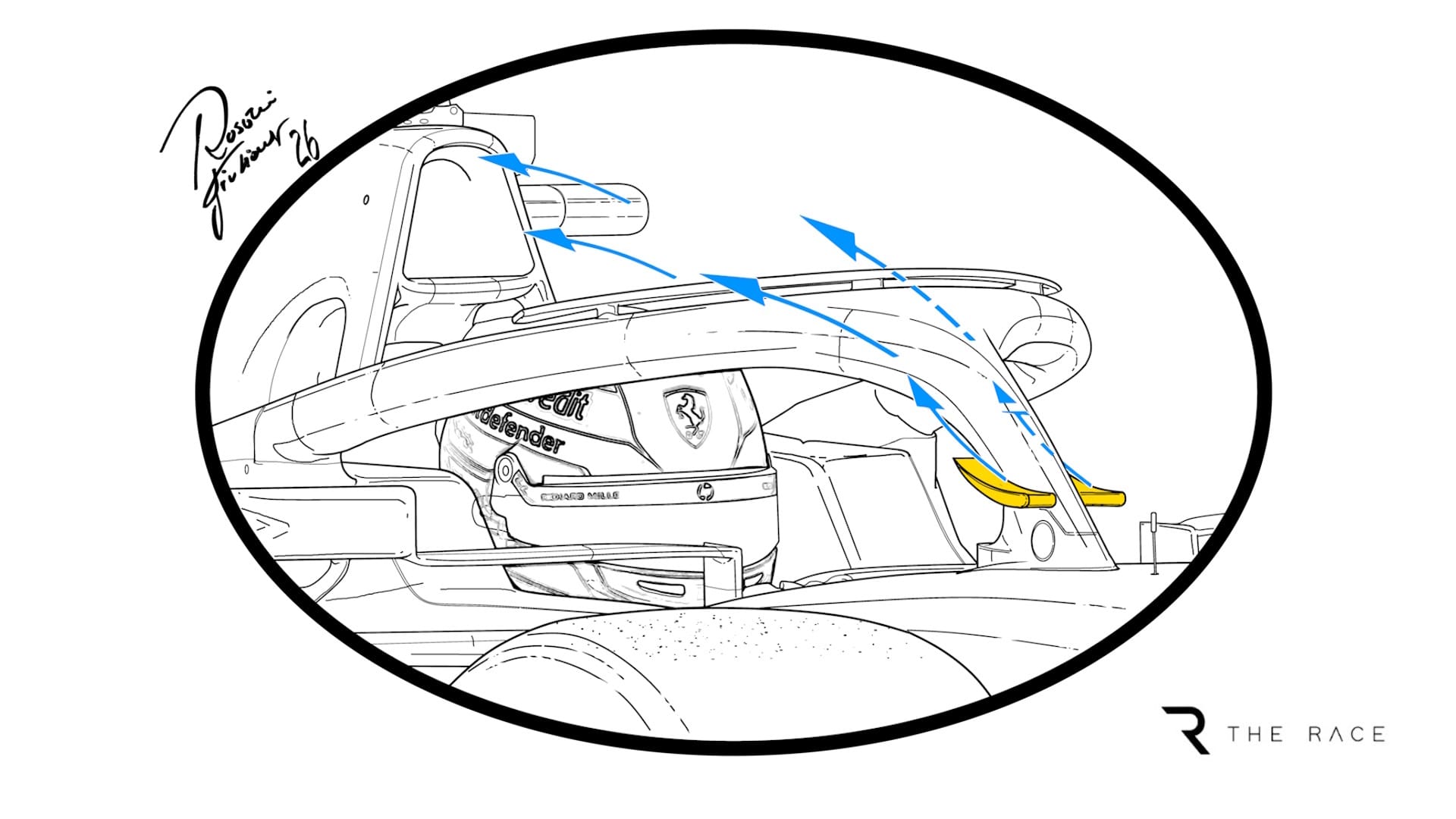 Ferrari removed halo wing after FIA talks