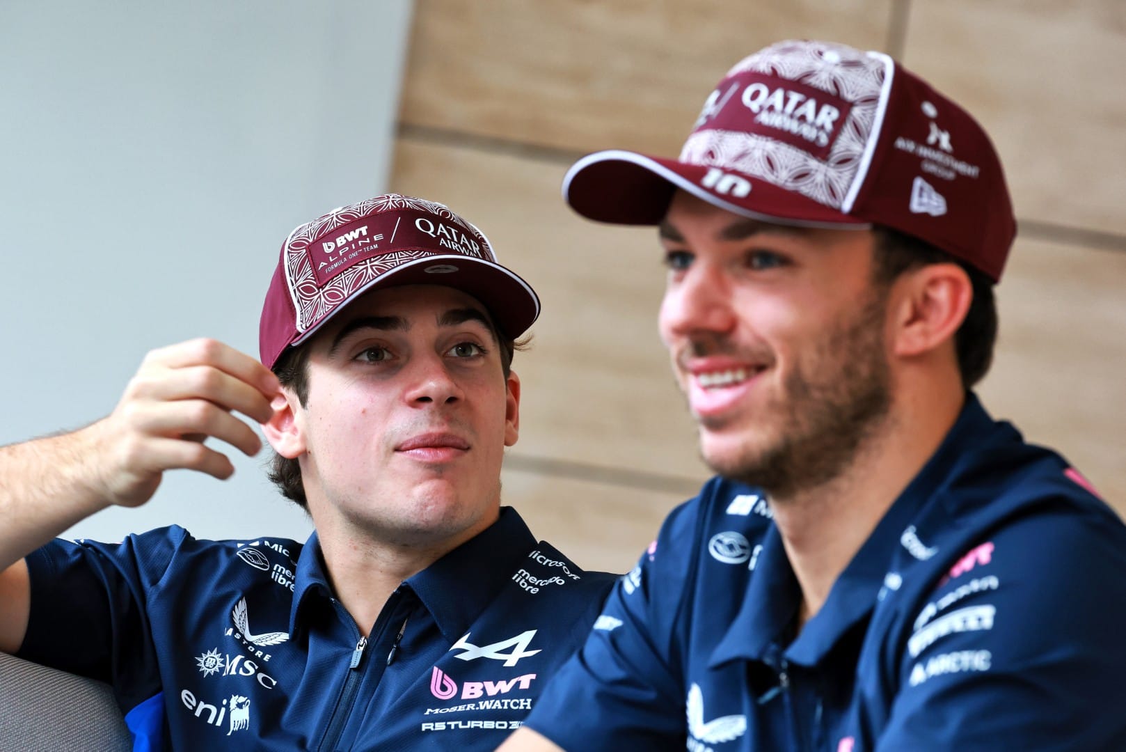 Franco Colapinto and Pierre Gasly, Alpine, F1