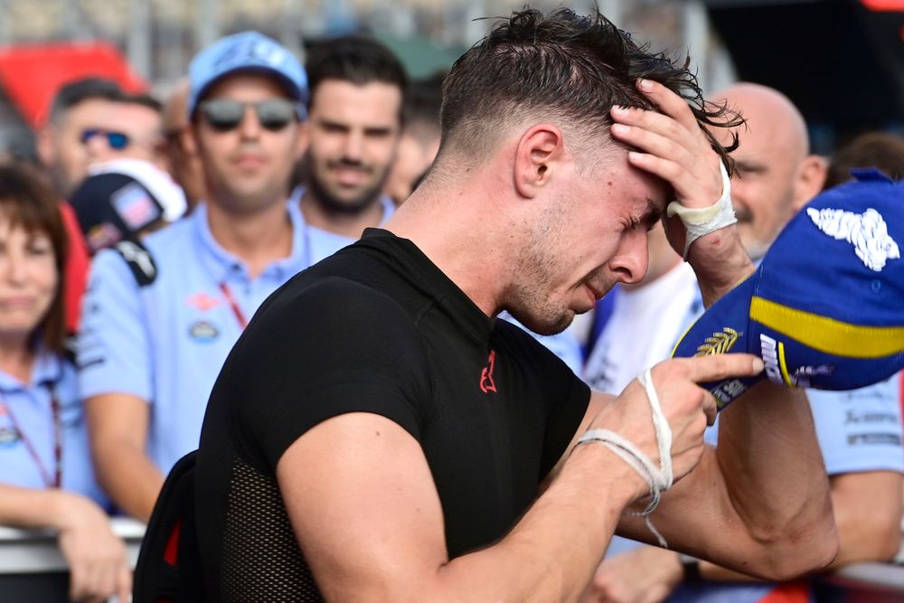 Sadness and defiance from the man ousted for Marquez