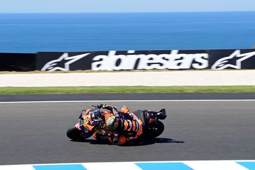 KTM 1-2 in main Australia practice amid major Bagnaia setback