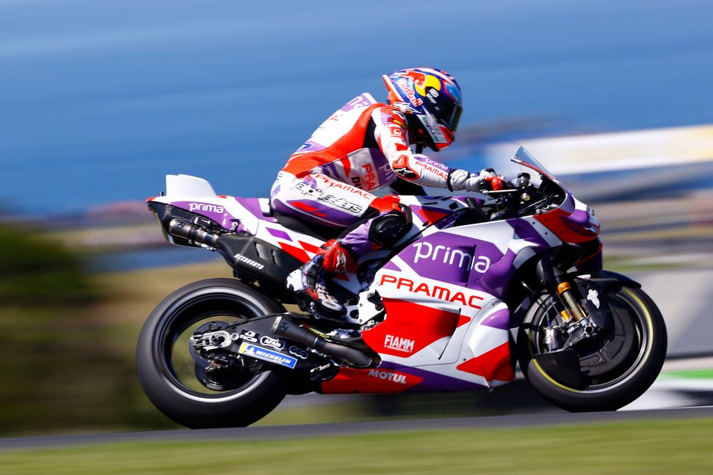 What happened in first Australian GP MotoGP practice