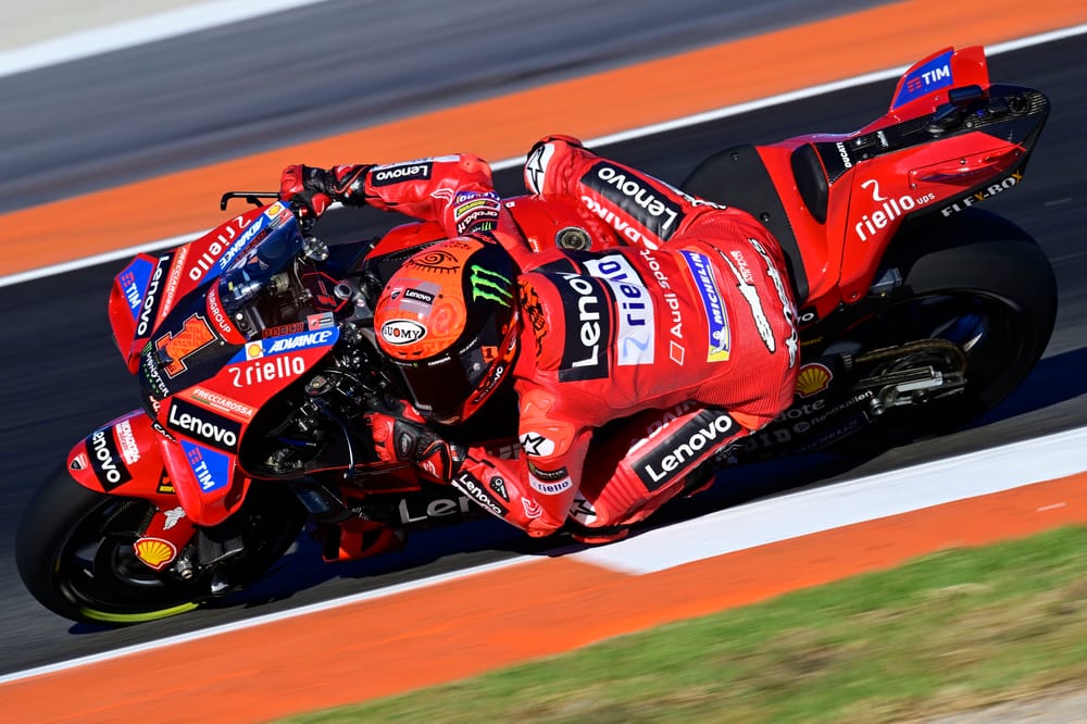Q1-bound Bagnaia hounded by Martin in dramatic MotoGP practice