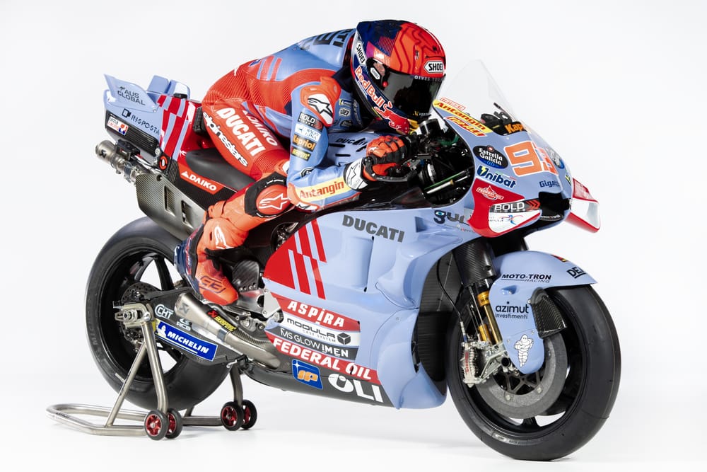 Marquez's 'deja vu' Gresini Ducati livery sends a message