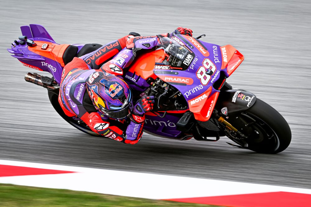 What happened in first Barcelona MotoGP practice