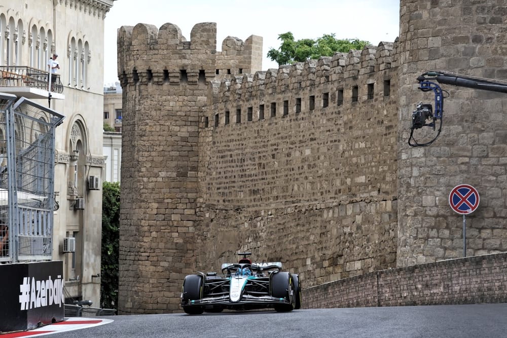 Another Baku F1 twist as Russell tops final practice