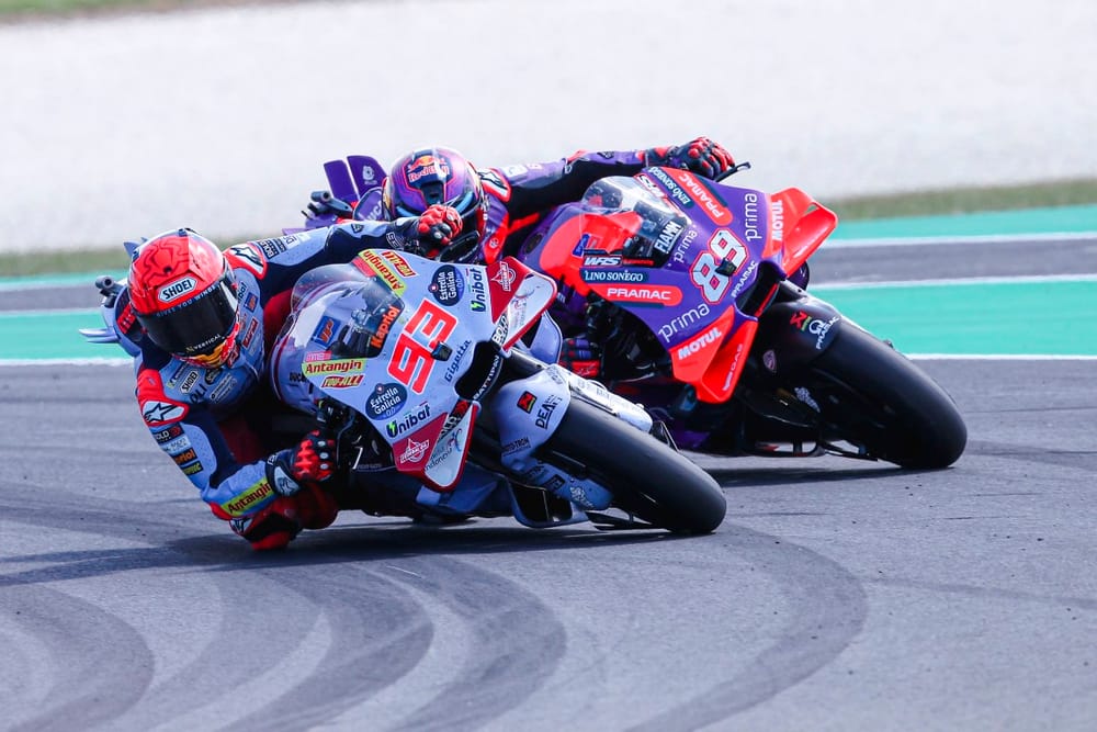 Marquez divebombs Martin to win MotoGP's Australian GP