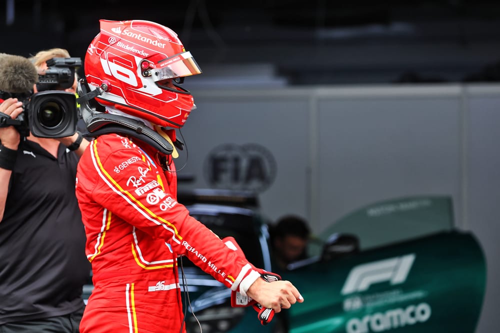 Leclerc punished for swearing but avoids Verstappen community service