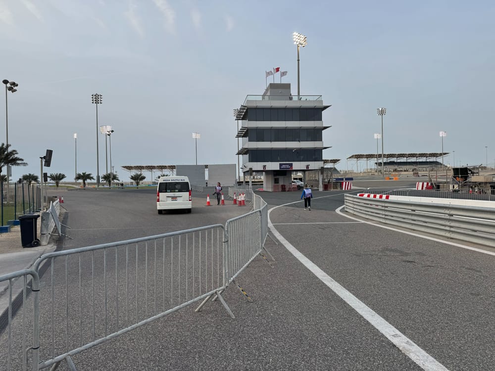 FIA investigating bus on track incident in F1 testing