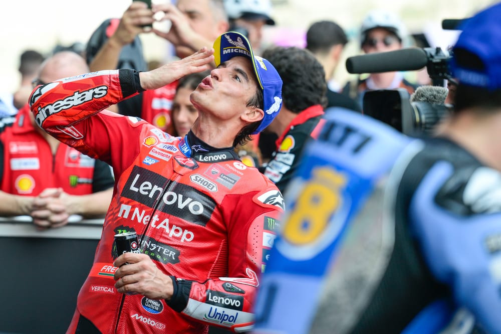 Marc Marquez takes pole for factory Ducati MotoGP debut