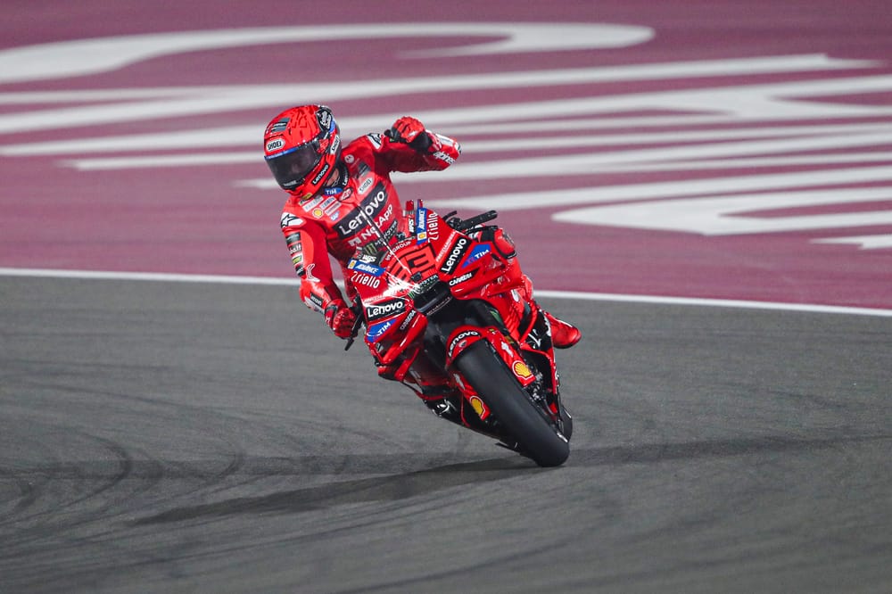 Marquez wins Qatar GP sprint as Bagnaia struggles again