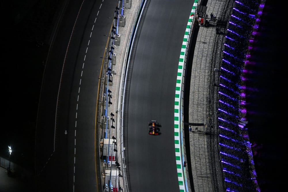 Starting grid for F1's Saudi Arabian Grand Prix