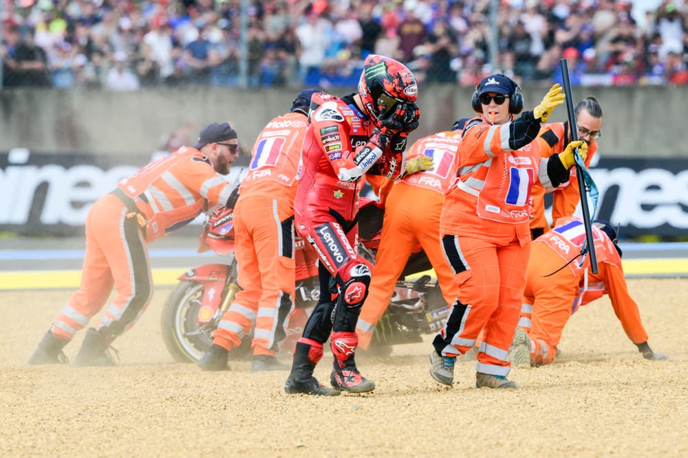 Le Mans MotoGP sprint's weird crashes and collapses explained