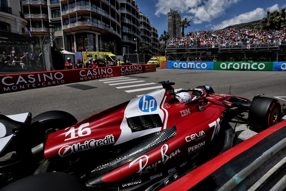 Leclerc quickest again as Hamilton crash caps off Monaco practice