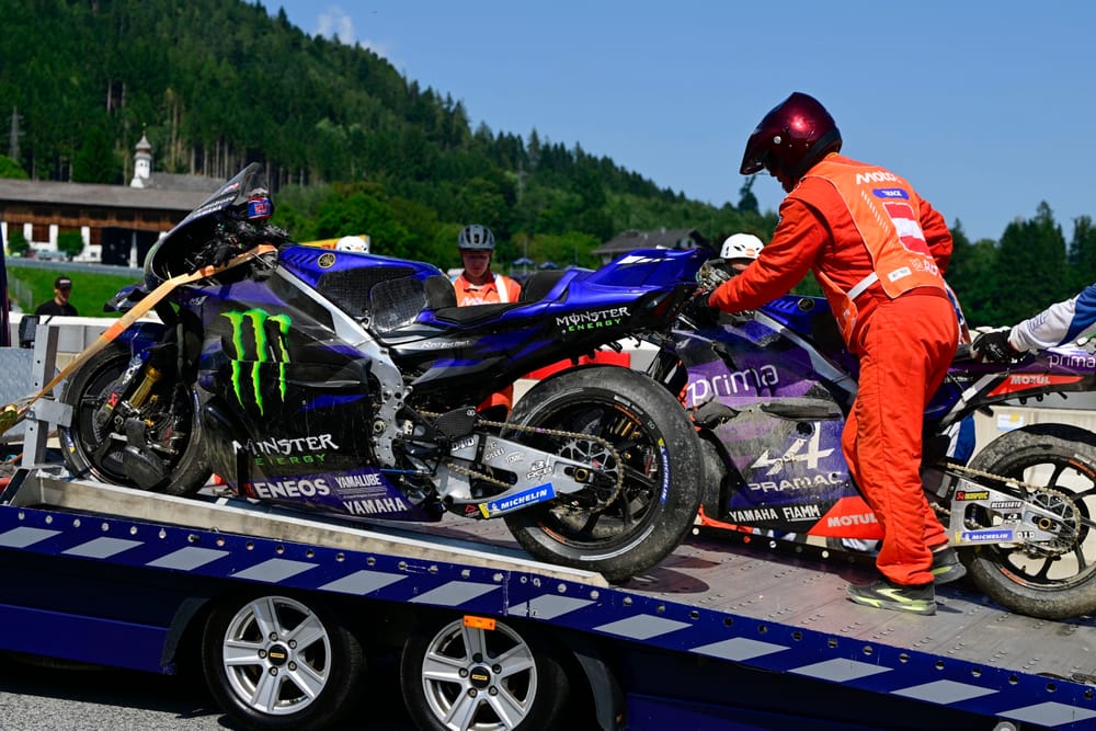 Marquez fastest again in red-flagged MotoGP practice