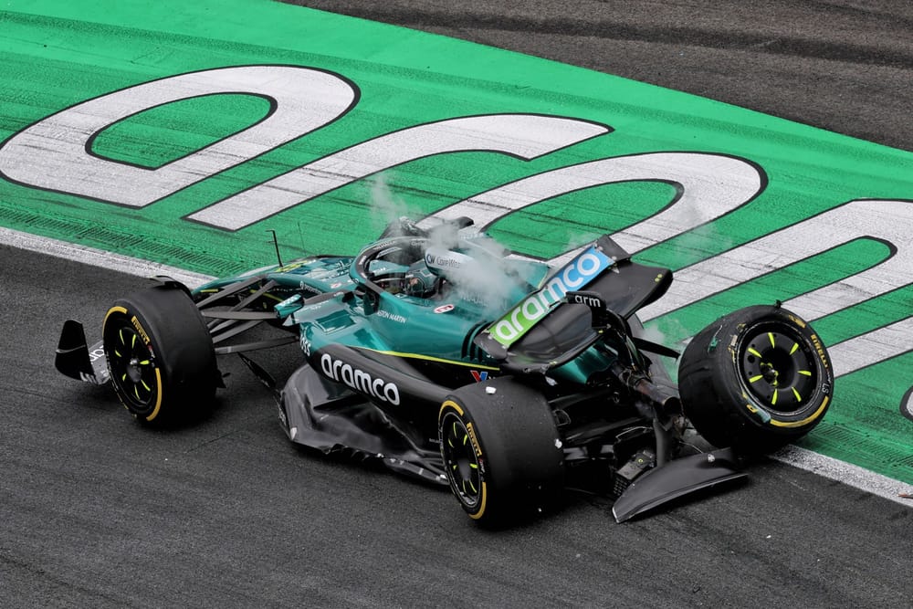 What was behind the many crashes on dramatic Dutch GP Friday