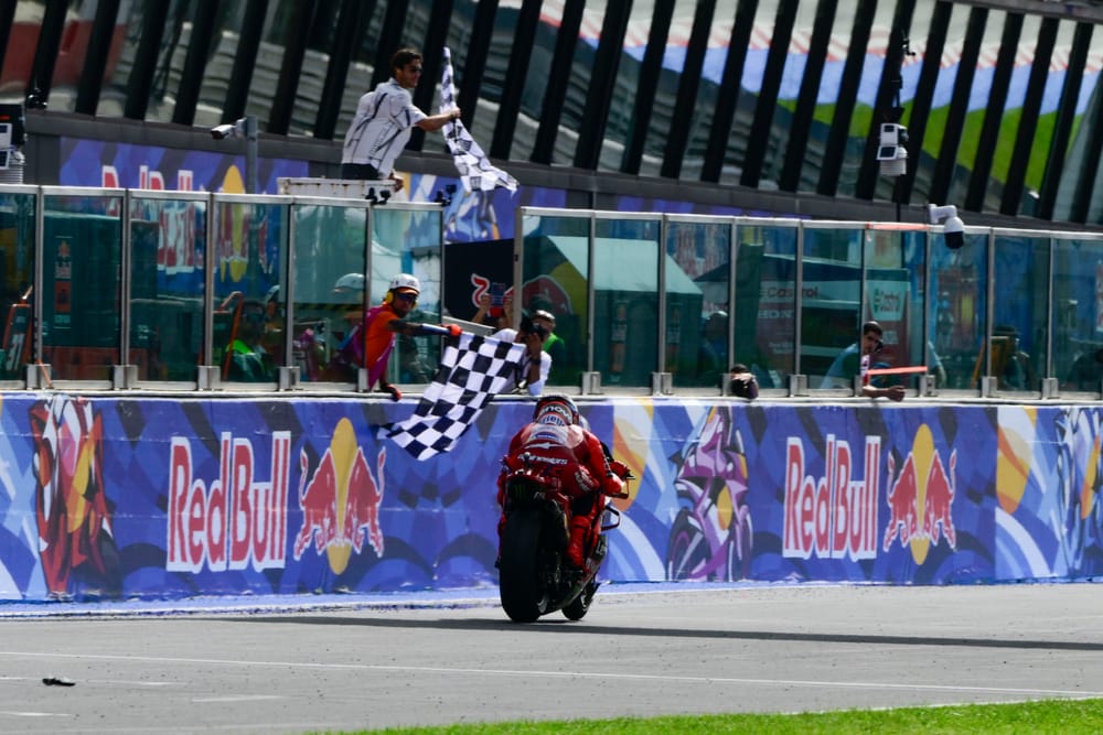 Marquez on brink of MotoGP title after narrow Misano win