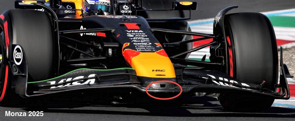 Front wing Verstappen