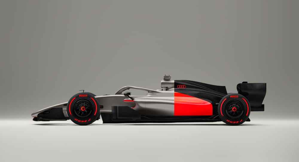 Audi reveals new concept livery for its F1 debut in 2026