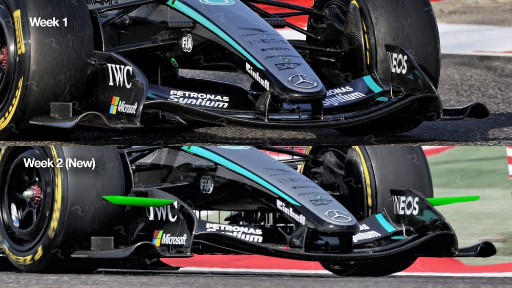 Gary Anderson explains Mercedes' final test upgrade package