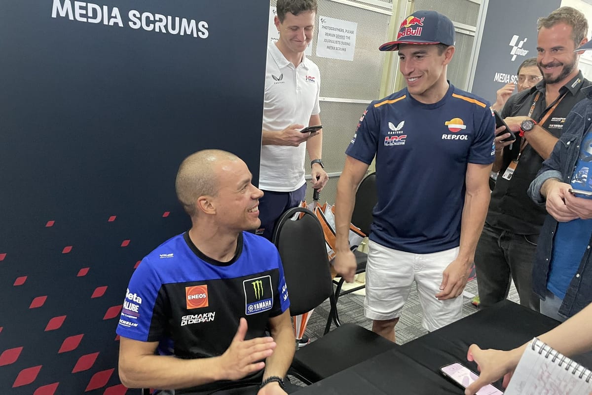 Marc Marquez and Franco Morbidelli, MotoGP