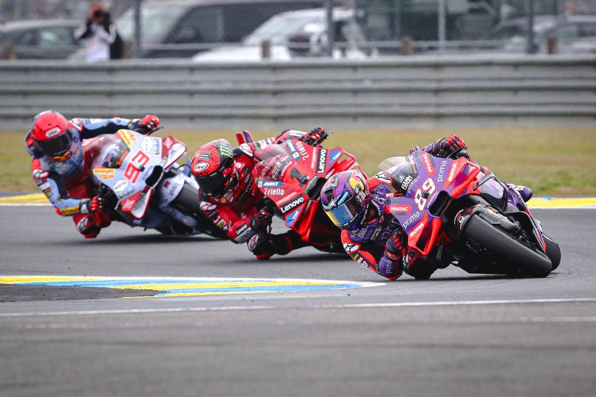 Martin defeats Marquez and Bagnaia in epic Le Mans MotoGP finish