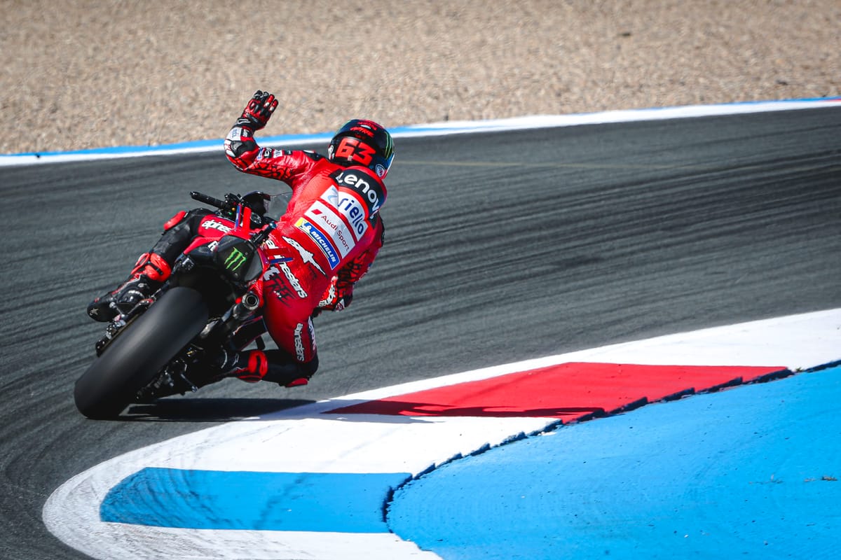 Ominous Bagnaia claims first MotoGP pole of 2024