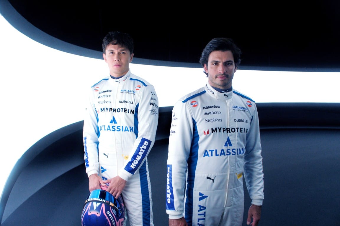 Alex Albon and Carlos Sainz, Williams, F1
