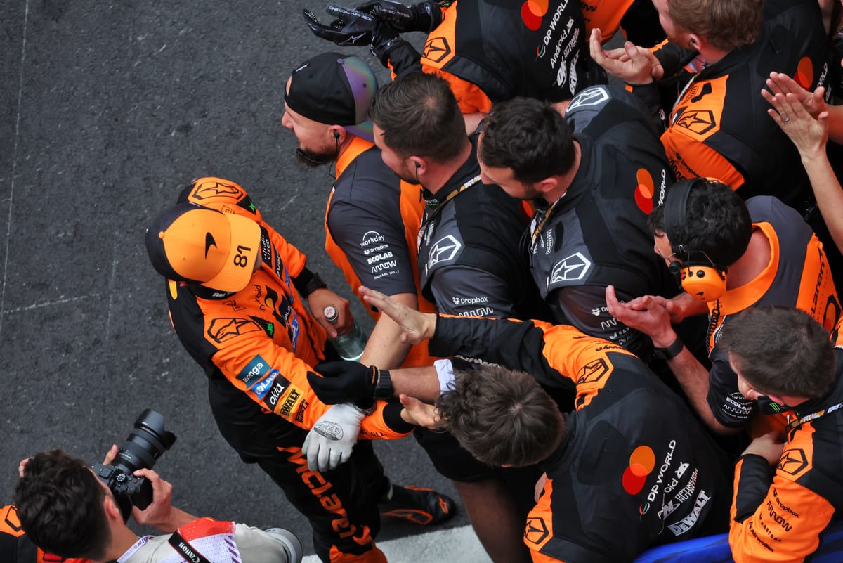 Piastri wins Chinese GP as Norris survives brake scare for McLaren 1-2