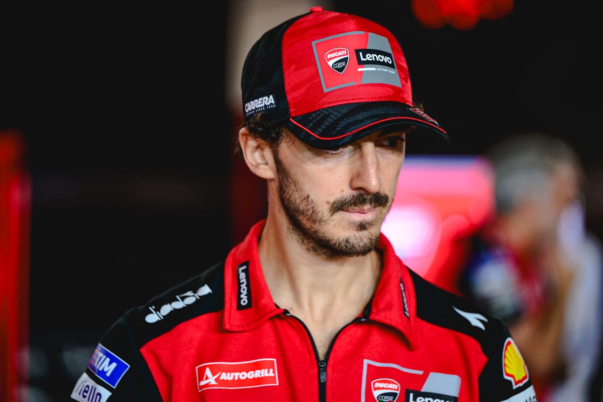 Pecco Bagnaia during the Qatar GP weekend