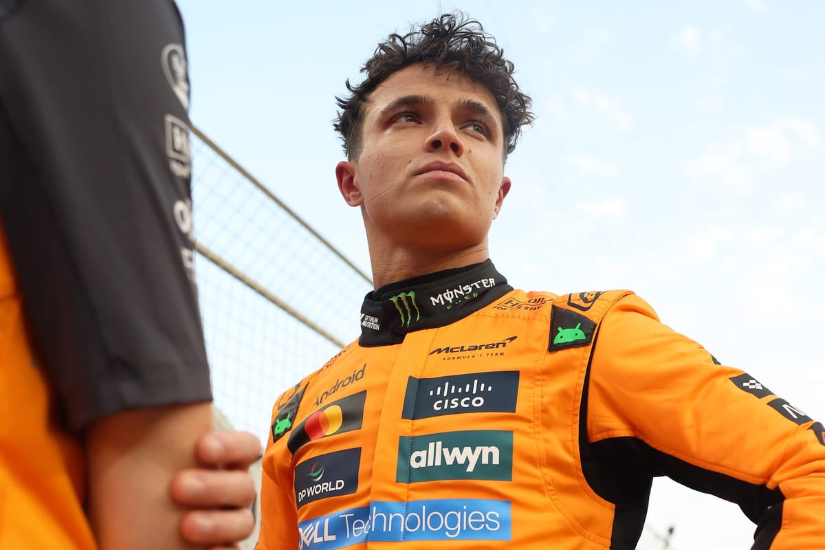 Norris's admission he is getting in his own head