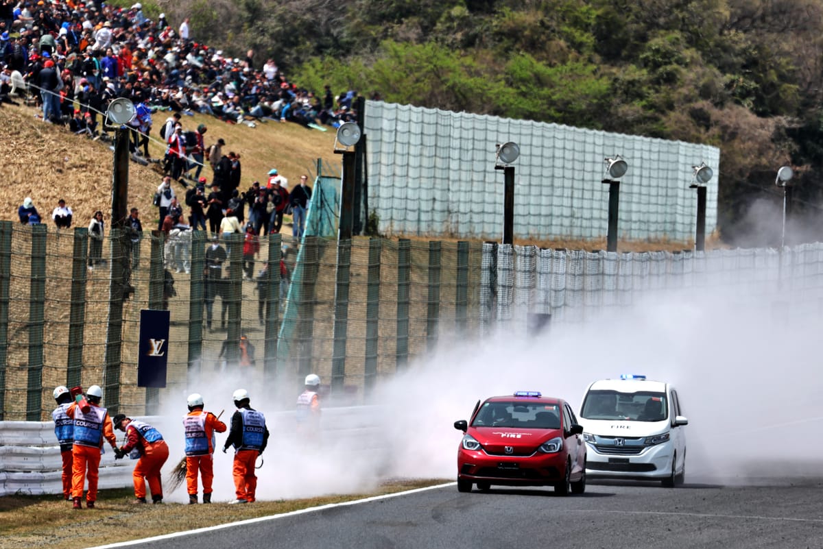 Fires, Tsunoda strong and pole fight clues: F1 FP3 at Suzuka