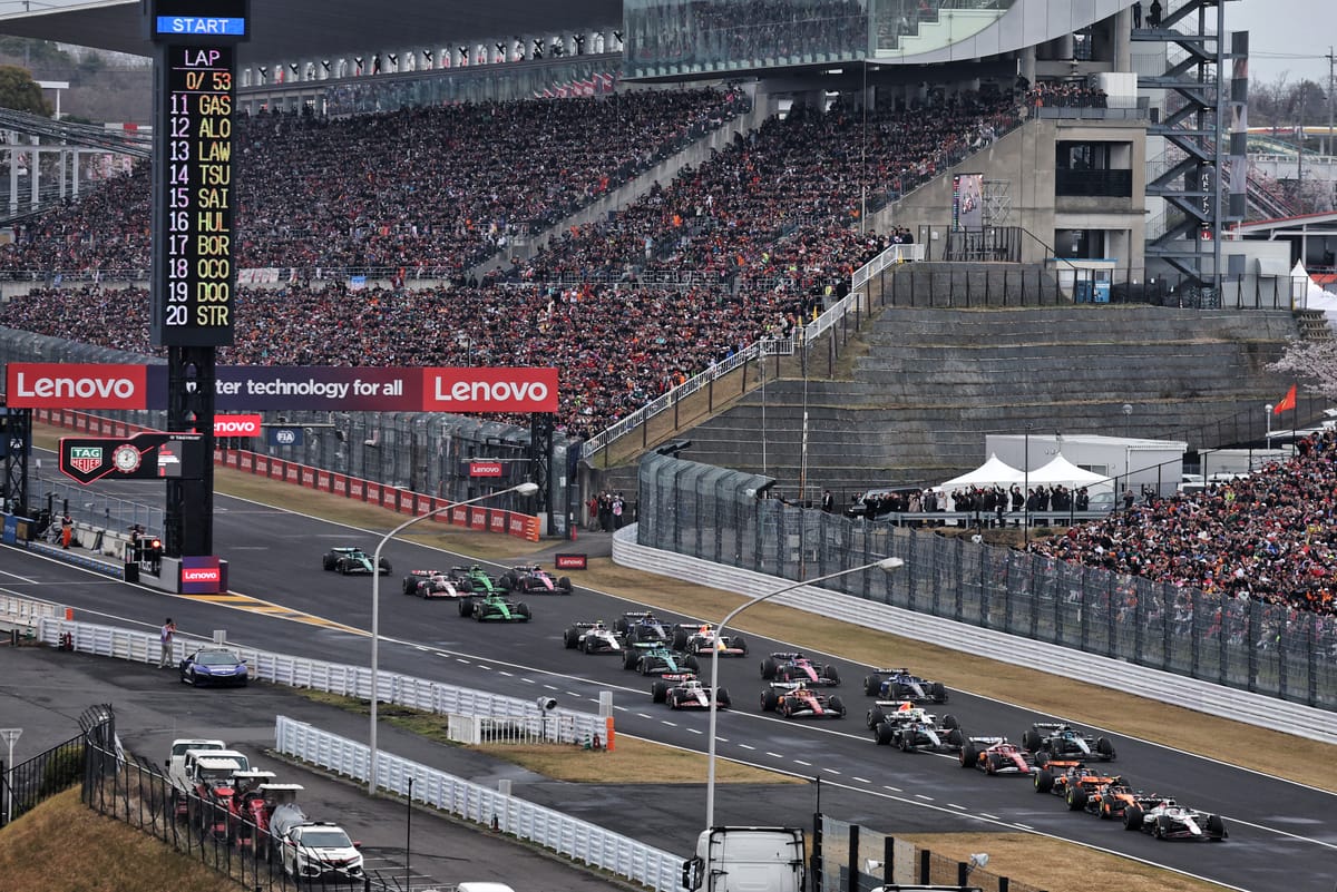 Japanese Grand Prix F1 2025 race results