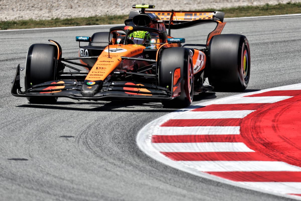What happened in first Spanish GP F1 practice