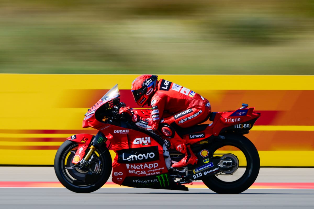 Marquez wins surprisingly tough Aragon MotoGP pole fight