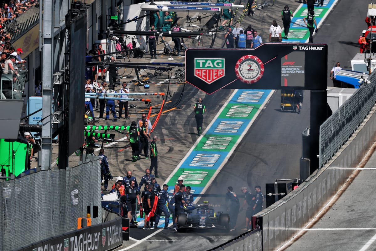 Pre-race pitlane fire ends Sainz's miserable weekend