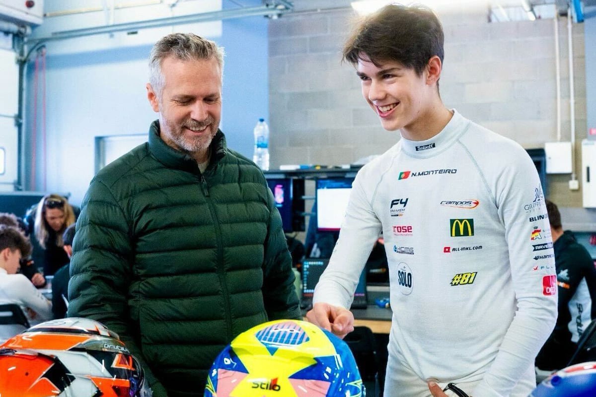 This ex-F1 driver's 'very chill' approach to his son's racing