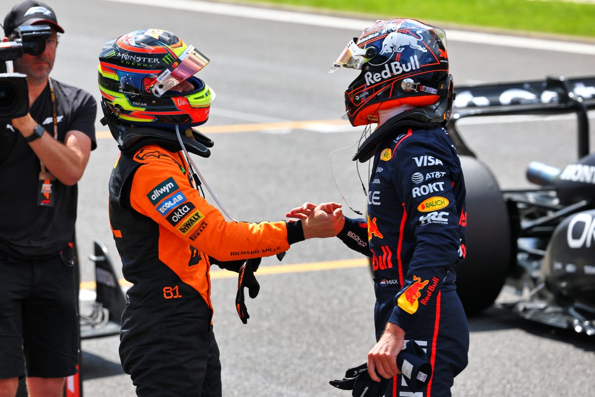 Belgian Grand Prix F1 sprint race results 2025