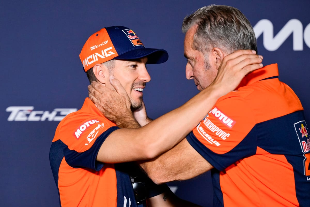 Maverick Vinales and Herve Poncharal, Tech3 KTM, MotoGP