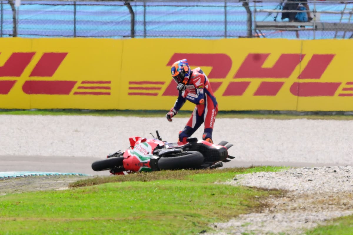What a first crash of 2025 says about this MotoGP bike
